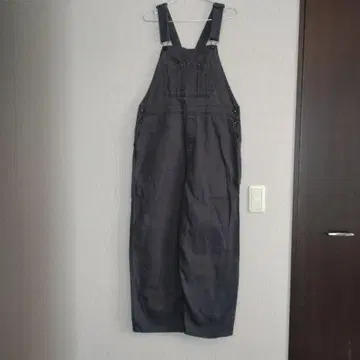 그레이 코튼 오버롤