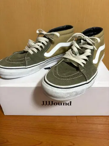 VANS jjjjound JJJ자운드 Sk8-Mid VLT LX 카키