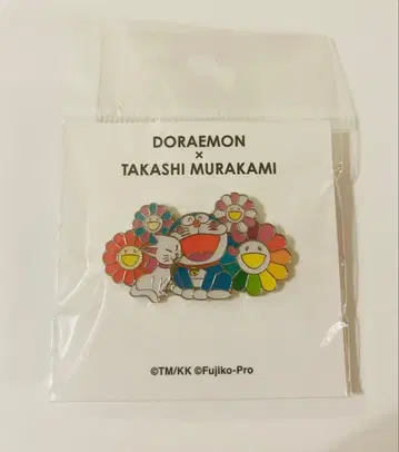 무라카미 다카시 도라에몽 콜라보 핀 배지 미사용 새상품 정품 보증