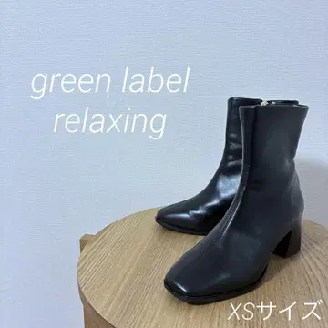 새상품급 oggi x green label relaxing 스퀘어 숏부츠