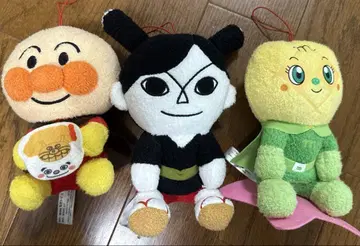 호빵맨 봉제 인형 3체 세트