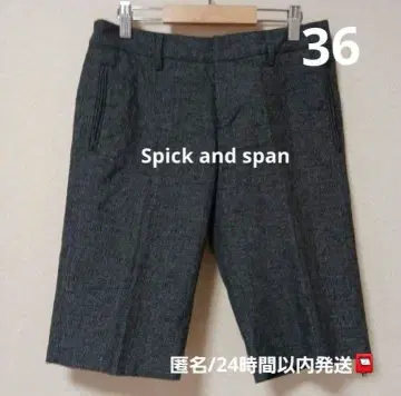Spick and span 하프 팬츠 다크 그레이 36