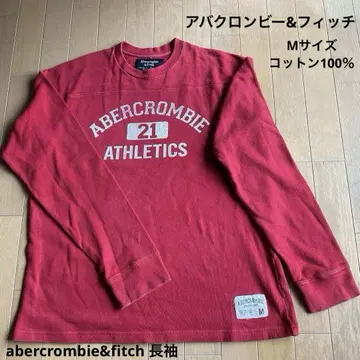 Abercrombie and Fitch 트레이닝복 M 코튼 100% 레드