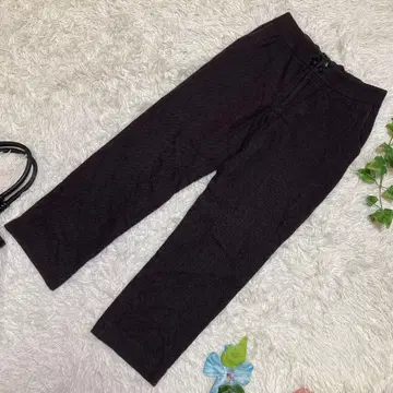 새상품급 히로코코시노 울 슬랙스 브라운 헤링본 40 L 사이즈