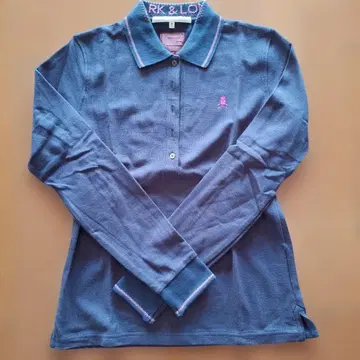 [미사용] 마크앤로나 네이비 긴팔 피케 셔츠 사이즈 M