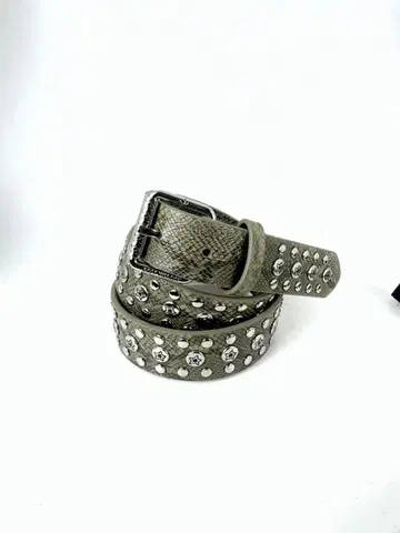 스타 팀 벨트 올리브