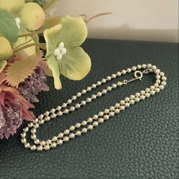 약간 굵은 925 실버 볼 체인 40.5cm