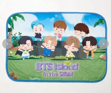 [ 새상품 ] 시마무라 BTS Island 인더섬 담요 무릎담요