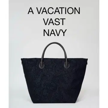 택 포함 A VACATION VAST 페이즐리 토트백 백