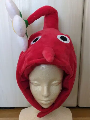 빨간 피크민 모자
