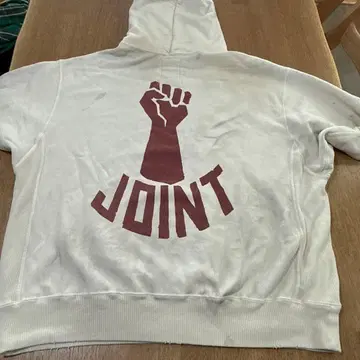 BOWWOW 화이트 후드 부착 후드티