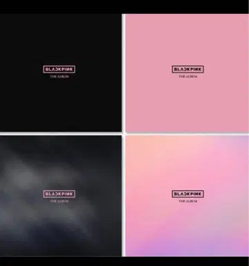 BLACKPINK THE ALBUM 4장 세트 미개봉 새상품 CD