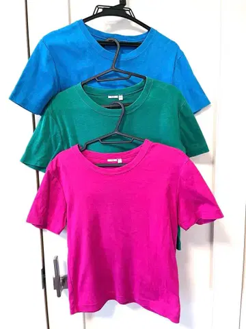 마우지 moussy SUVIN GIZA 베이직 티셔츠 3종 세트