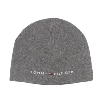 TOMMY HILFIGER 그레이 니트 모자