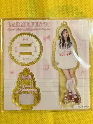 LARME FES25 fruits zipper 아크릴 스탠드 나카가와