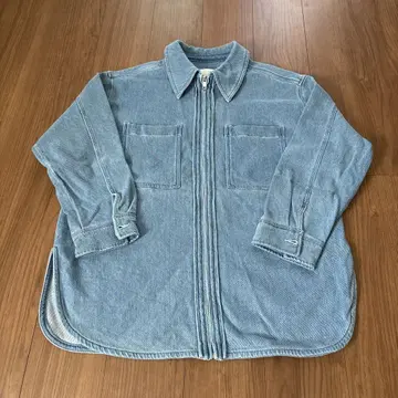 H&M 라이트 블루 집업 데님 자켓