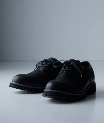 신장up 키높이 부츠 블랙 가죽 레이스업 슈즈