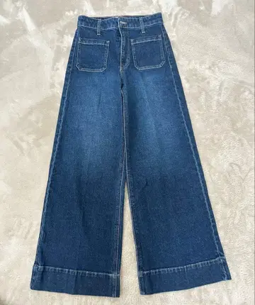 와이드 하이 데님 H&M