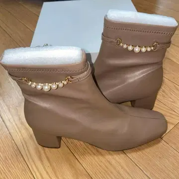 2way 펄 와이드 힐 숏 부츠