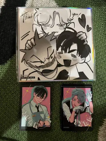 에이리언 스테이지 중국 한정판 콜라보 카페 특전 종이 루카 이반 티르