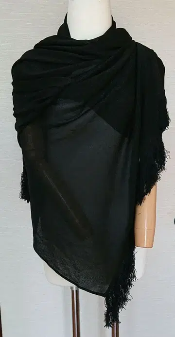 스톨(블랙 프린지 스톨)