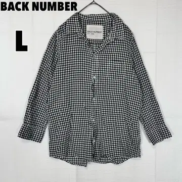BACK NUMBER 백넘버 (L) 깅엄 체크 셔츠