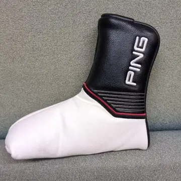 PING 퍼터용 골프헤드커버 화이트/블랙