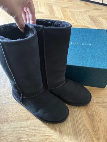 25cm EMU Australia 블랙 어그 부츠