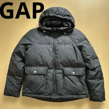 GAP 후드 부착 블랙 다운 자켓
