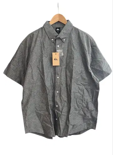 [새상품] QUIKSILVER 퀵실버 반팔 셔츠 그레이