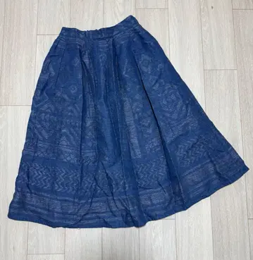 Plantation 네이비 플레어 어택 스커트