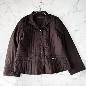 새상품급 레리안 패딩 자켓 다운 자켓 L 브라운