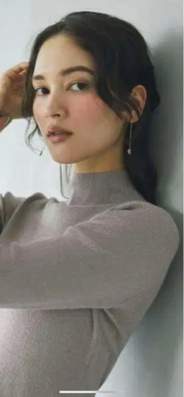 셀포드 하이넥 리브 아이보리