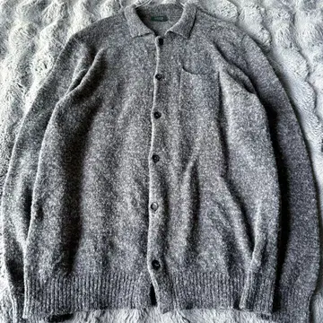 ZANONE 자노네 7G 니트 가디건 자켓 그레이 블루종