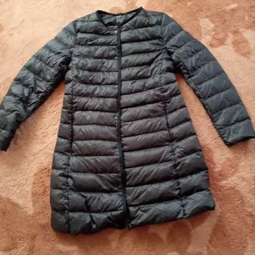 UNIQLO 블랙 다운 자켓 2웨이