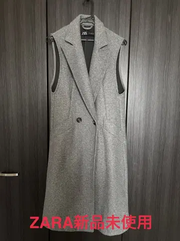 ZARA 롱 베스트 그레이