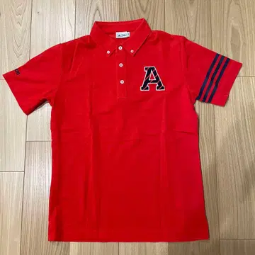 adidas 빨간색 골프 피케 셔츠