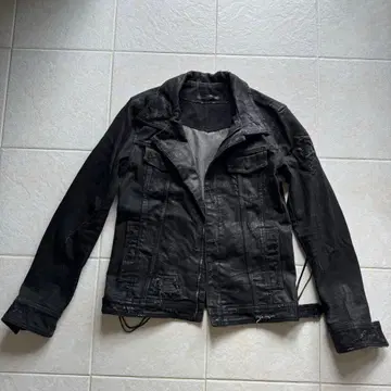 14th addiction 가죽 데님 자켓 사이즈 3