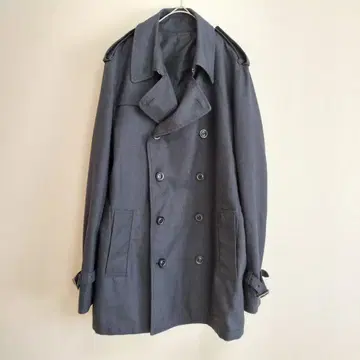 TAKEO KIKUCHI 남성용 트렌치코트 2 차콜 고급 시크