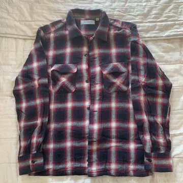 Genuine garments 옴브레 셔츠 L 사이즈
