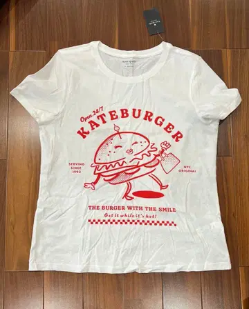 미사용 새상품 kate spade KATEBURGER T셔츠 M 사이즈