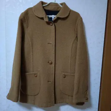 울 혼방 싱글 코트