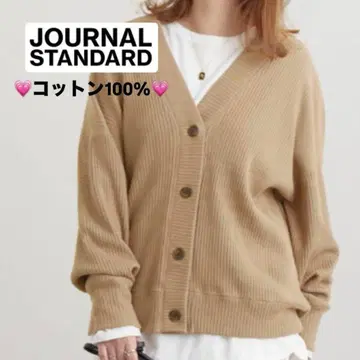 최근 모델 [ JOURNAL STANDARD ] 탄력 리브 가디건