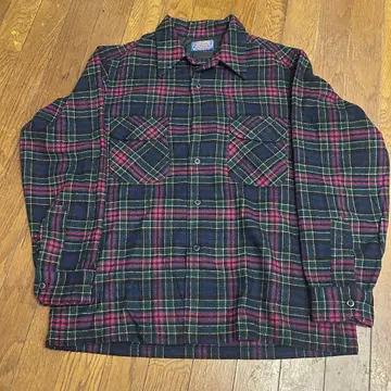 70s PENDLETON 보드 셔츠 울 셔츠 USA vintage