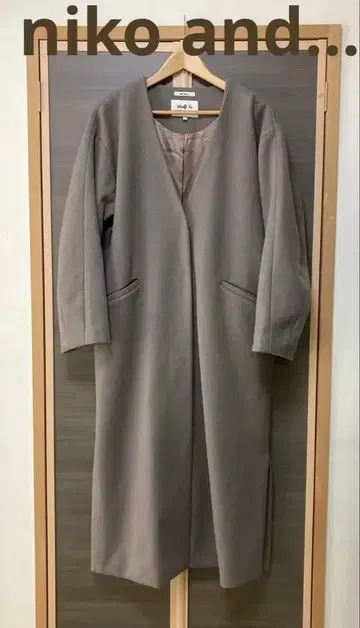 니코앤드 맥시 노카라 롱 코트