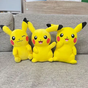 피카츄 매니아 봉제 인형 3종 세트