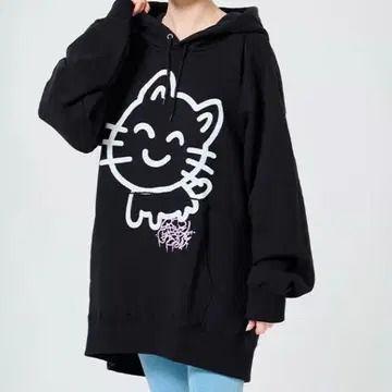 나루세 고양이 후드티 구 디자인