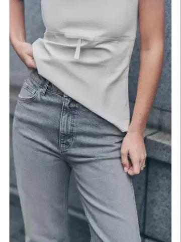 [ ZARA ] TRF 스트레이트 하이웨스트 청바지