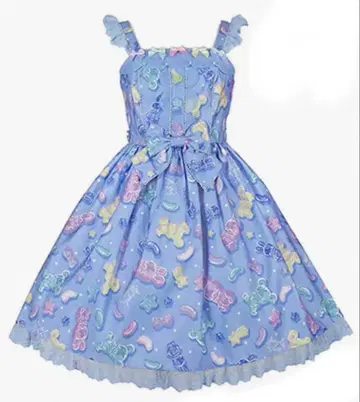 angelic pretty 오버롤 스커트