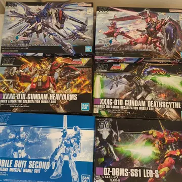 건담 프라모델 묶음 판매 미조립